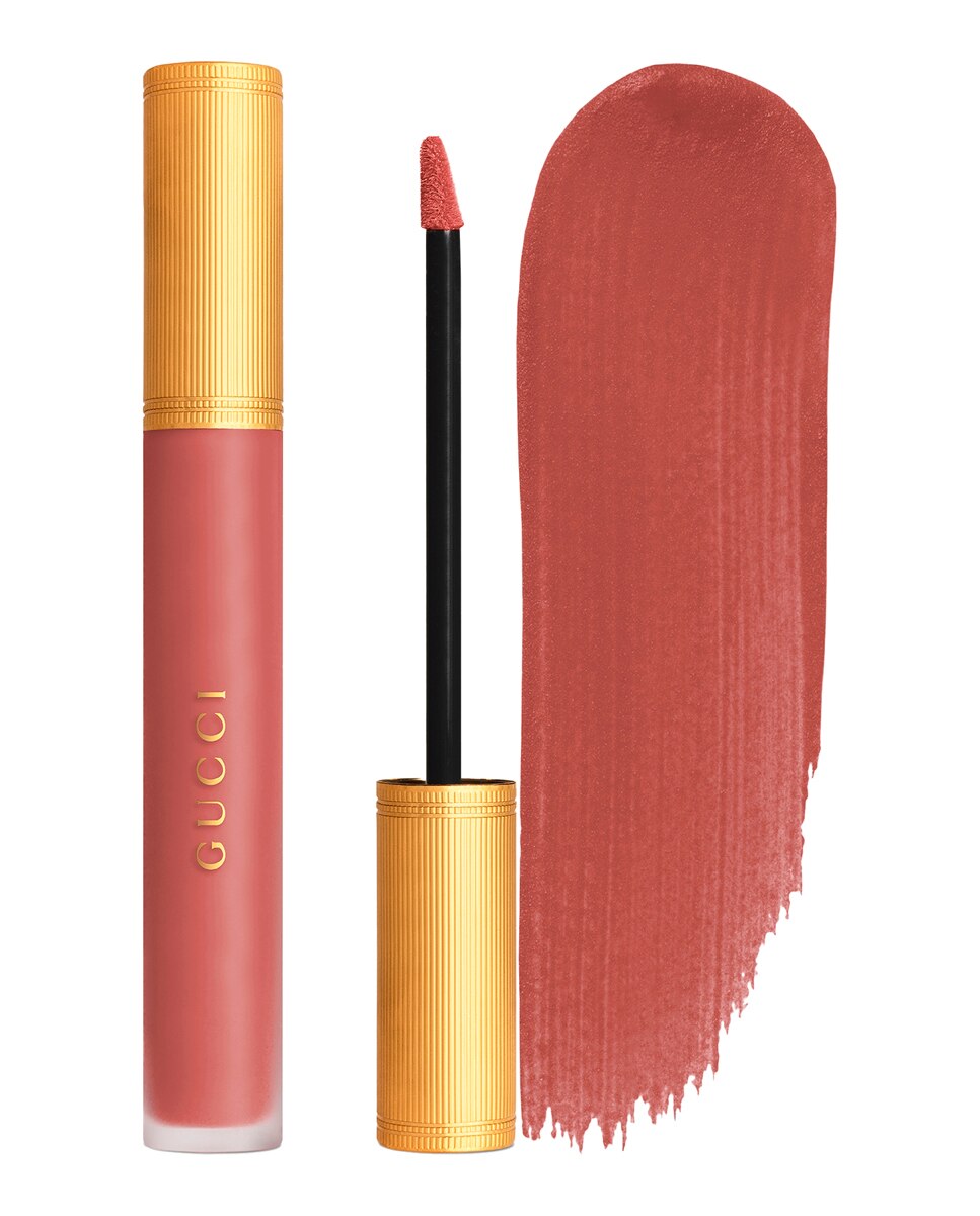 Barra de Labios Mate Gucci Rouge à Lèvres Liquide Gucci - 217 - Valeria Rose 217 - Valeria Rose-4