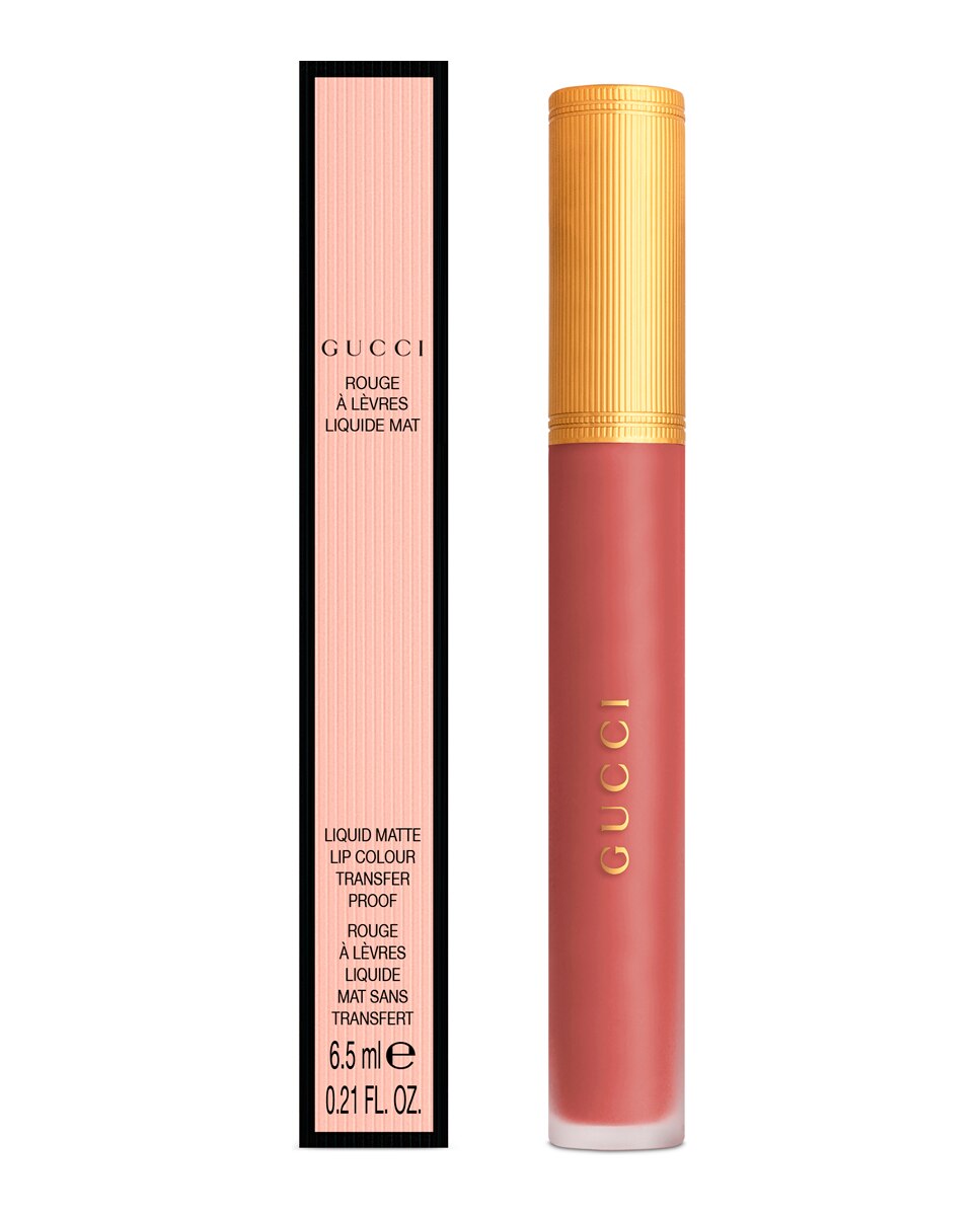 Barra de Labios Mate Gucci Rouge à Lèvres Liquide Gucci - 217 - Valeria Rose 217 - Valeria Rose-7