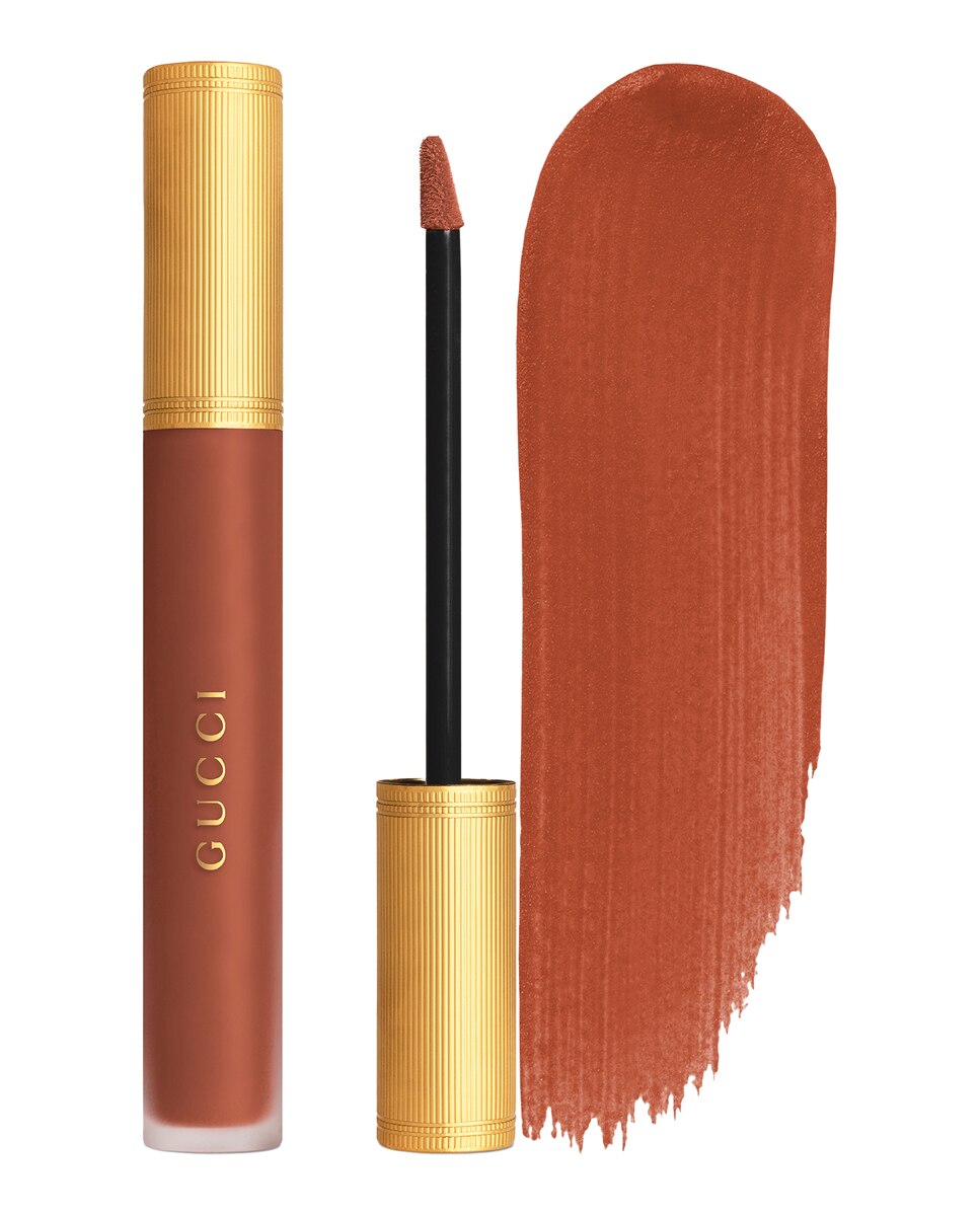 Barra de Labios Mate Gucci Rouge à Lèvres Liquide Gucci - 308 - Lucy Dark Orange 308 - Lucy Dark Orange-4