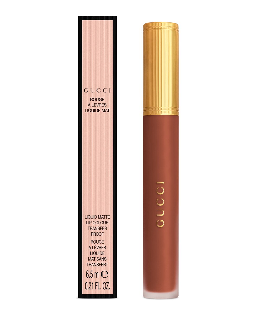 Barra de Labios Mate Gucci Rouge à Lèvres Liquide Gucci - 308 - Lucy Dark Orange 308 - Lucy Dark Orange-7