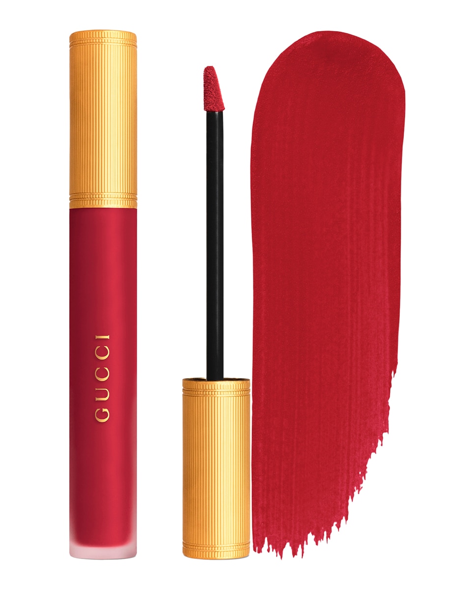 Barra de Labios Mate Beauty Rouge à Lèvres Liquide Gucci - 509 - Rosso Ancora 509 - Rosso Ancora-4
