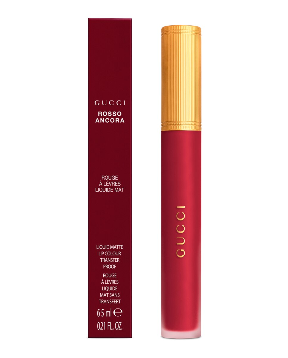 Barra de Labios Mate Beauty Rouge à Lèvres Liquide Gucci - 509 - Rosso Ancora 509 - Rosso Ancora-7