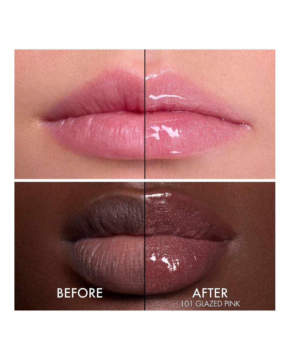 Dior Addict Lip Glow Butter Tratamiento de labios ultrabrillante - péptido + ceramida - 101 Glazed Pink 101 Glazed Pink-3