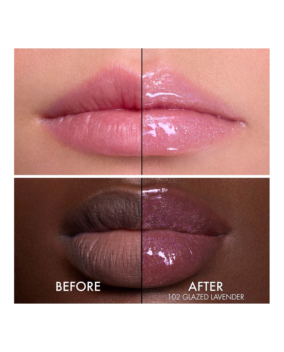 Dior Addict Lip Glow Butter Tratamiento de labios ultrabrillante - péptido + ceramida - 102 Glazed Lavender 102 Glazed Lavender-3