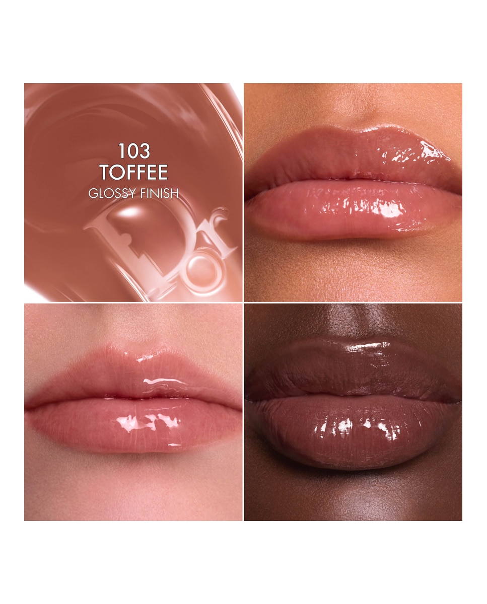 Dior Addict Lip Glow Butter Tratamiento de labios ultrabrillante - péptido + ceramida - 103 Toffee 103 Toffee-5