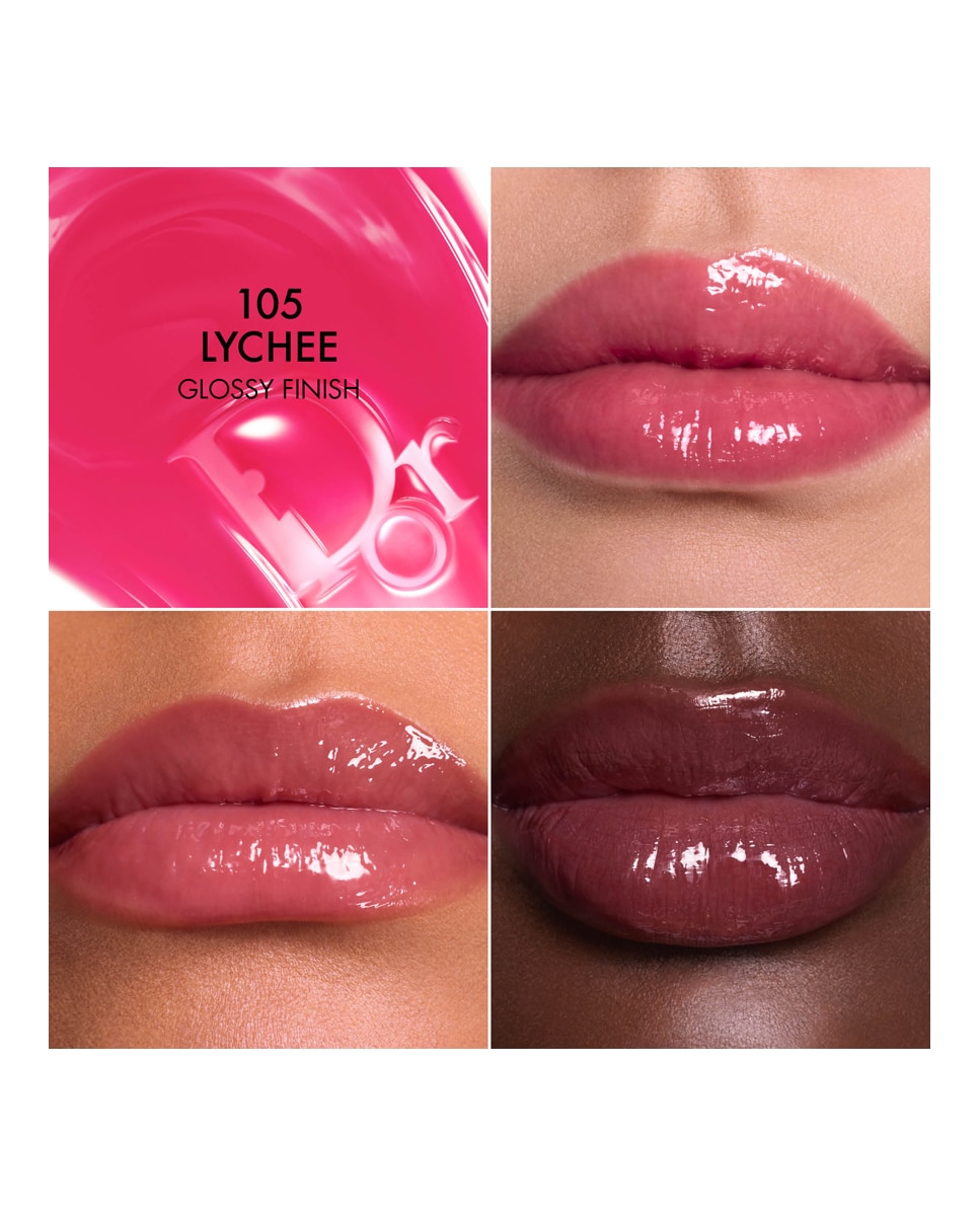 Dior Addict Lip Glow Butter Tratamiento de labios ultrabrillante - péptido + ceramida - 105 Lychee 105 Lychee-5