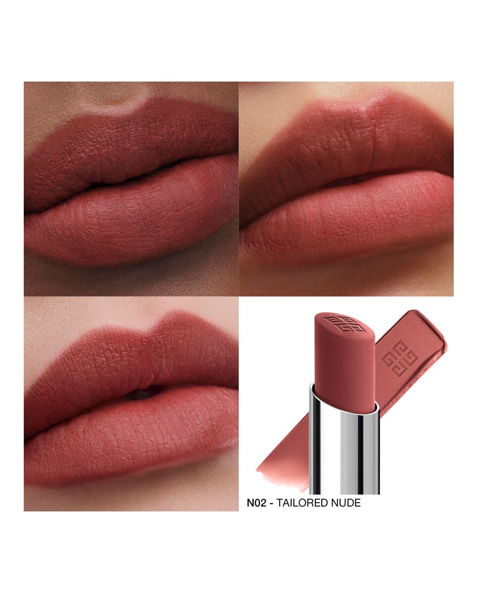 Barra De Labios Voluminizadora De Larga Duración Le Rouge Velvet Matte 2,3 G Givenchy - N02 - Tailored Nude N02 - Tailored Nude-3