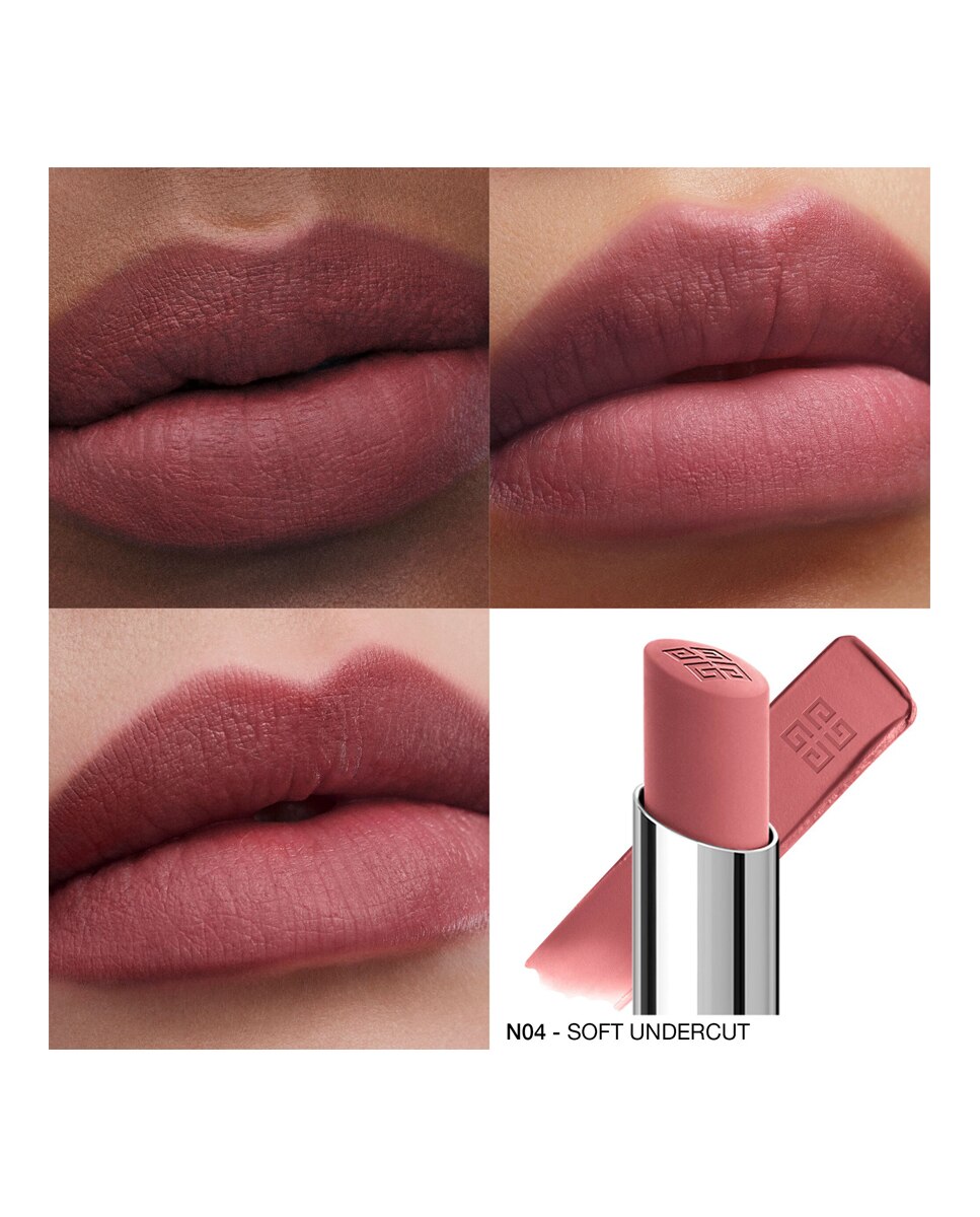 Barra De Labios Voluminizadora De Larga Duración Le Rouge Velvet Matte 2,3 G Givenchy - N04 - Soft Undercut N04 - Soft Undercut-3