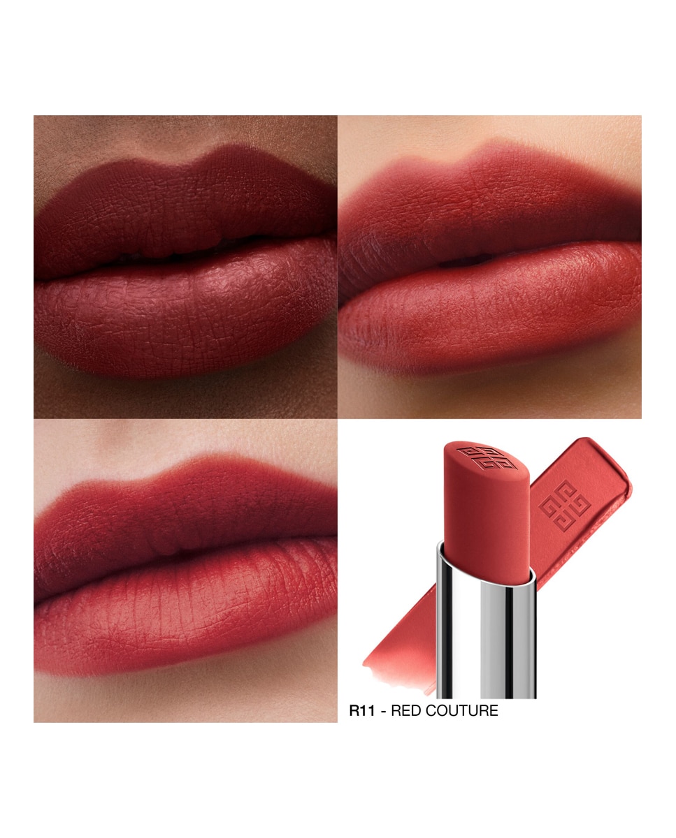 Barra De Labios Voluminizadora De Larga Duración Le Rouge Velvet Matte 2,3 G Givenchy - R11 - Red Couture R11 - Red Couture-3