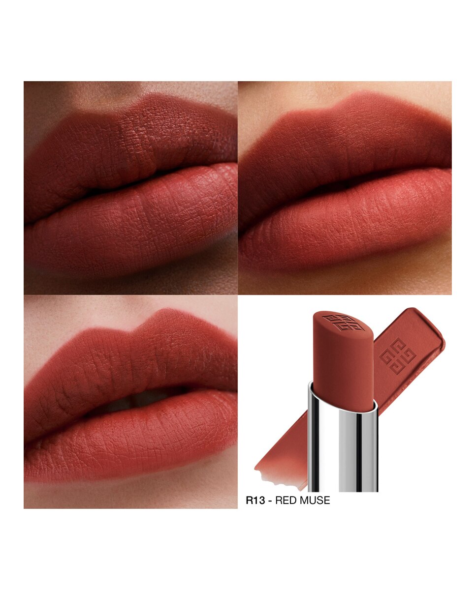 Barra De Labios Voluminizadora De Larga Duración Le Rouge Velvet Matte 2,3 G Givenchy - R13 - Red Muse R13 - Red Muse-3