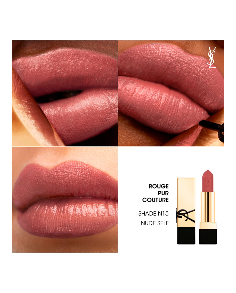 Imagen 3 de Barra de Labios Acabado Satinado Rouge Pur Couture Yves Saint Laurent - 15 15