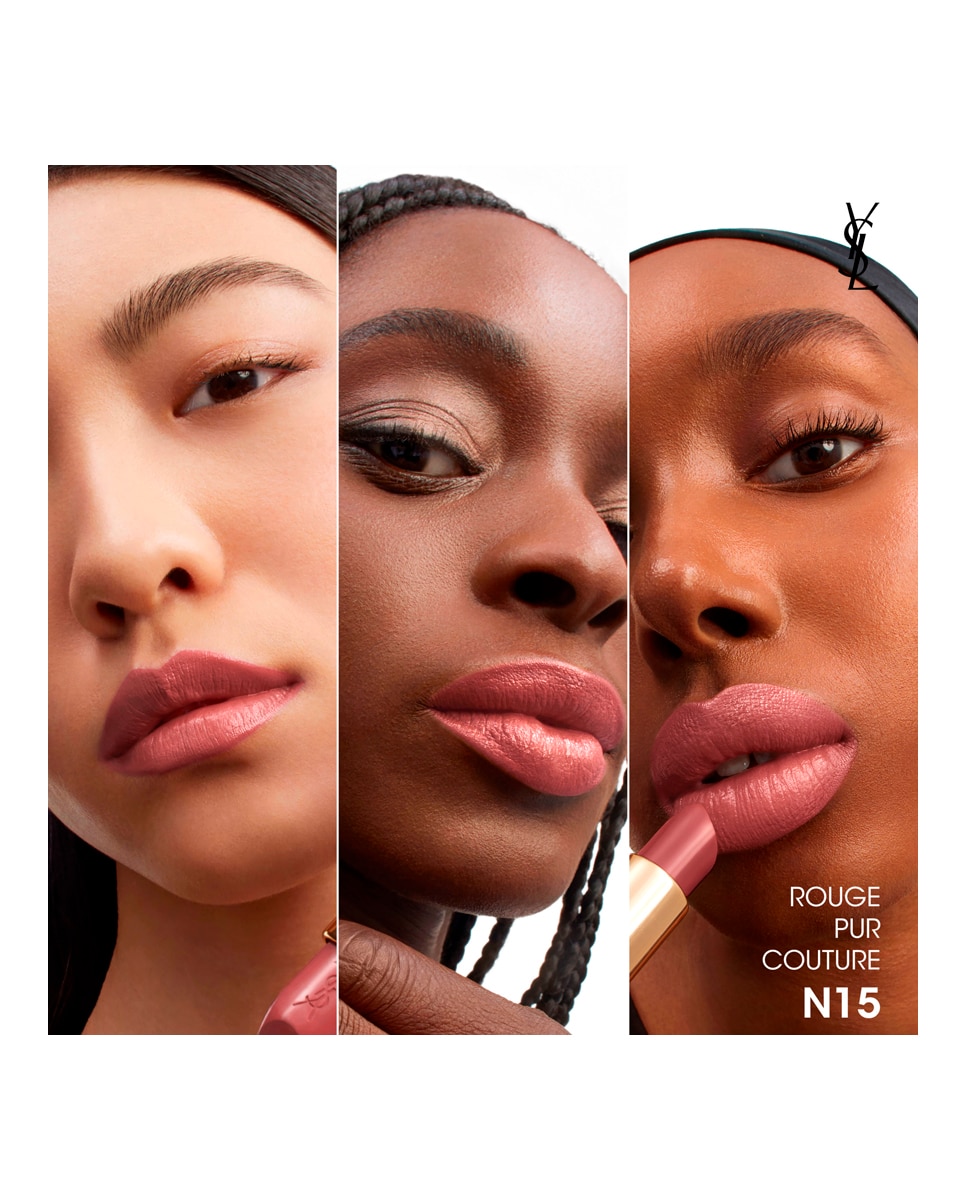 Imagen 4 de Barra de Labios Acabado Satinado Rouge Pur Couture Yves Saint Laurent - 15 15