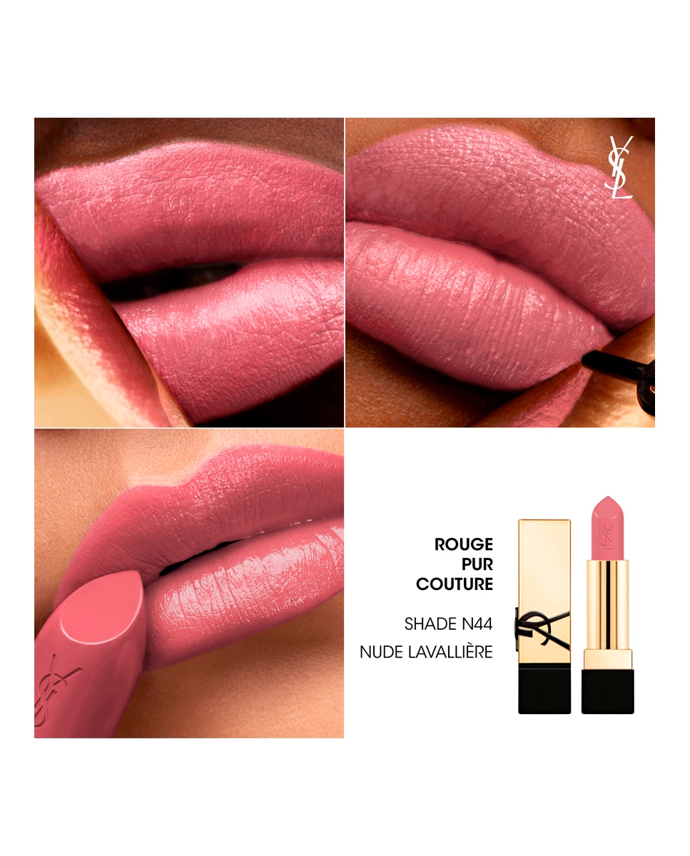 Imagen 3 de Barra de Labios Acabado Satinado Rouge Pur Couture Yves Saint Laurent - 44 44