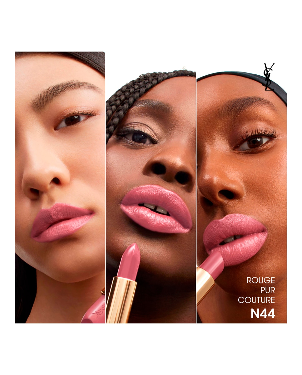 Imagen 4 de Barra de Labios Acabado Satinado Rouge Pur Couture Yves Saint Laurent - 44 44