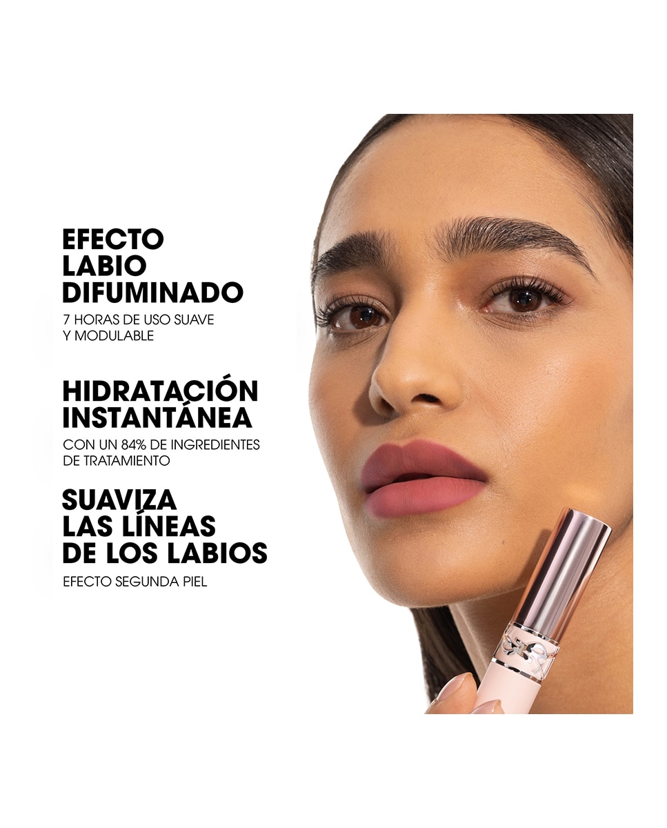 Bálsamo Labial Lovenude Lip Blusher Yves Saint Laurent - 02 Sassy Peach 02 Sassy Peach-4