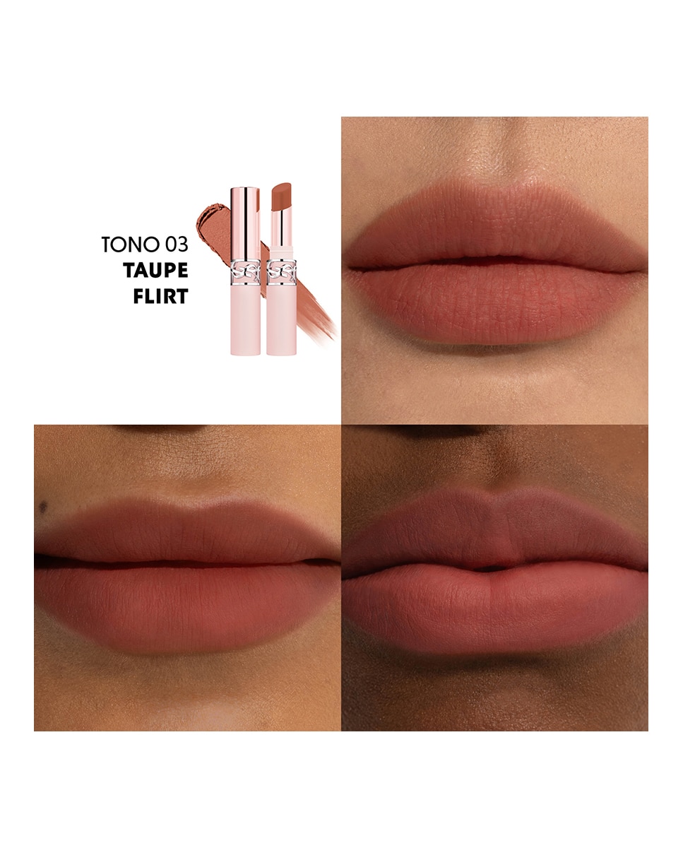 Bálsamo Labial Lovenude Lip Blusher Yves Saint Laurent - 03 Taupe Flirt 03 Taupe Flirt-3