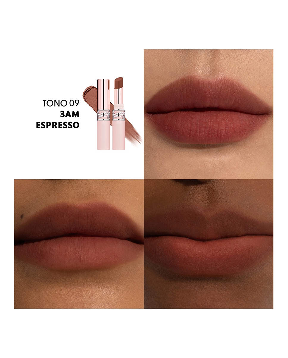 Bálsamo Labial Lovenude Lip Blusher Yves Saint Laurent - 09 3AM Espresso 09 3AM Espresso-3