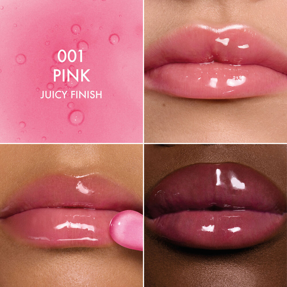 Dior Addict Lip Glow Oil Aceite para labios hidratante 24 horas - 3 acabados ultrabrillantes - 001 Pink 001 Pink-4