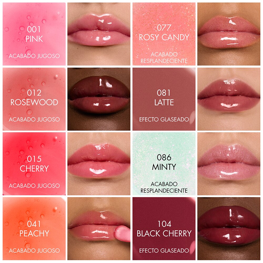 Dior Addict Lip Glow Oil Aceite para labios hidratante 24 horas - 3 acabados ultrabrillantes - 077 Rosy Candy 077 Rosy Candy-5