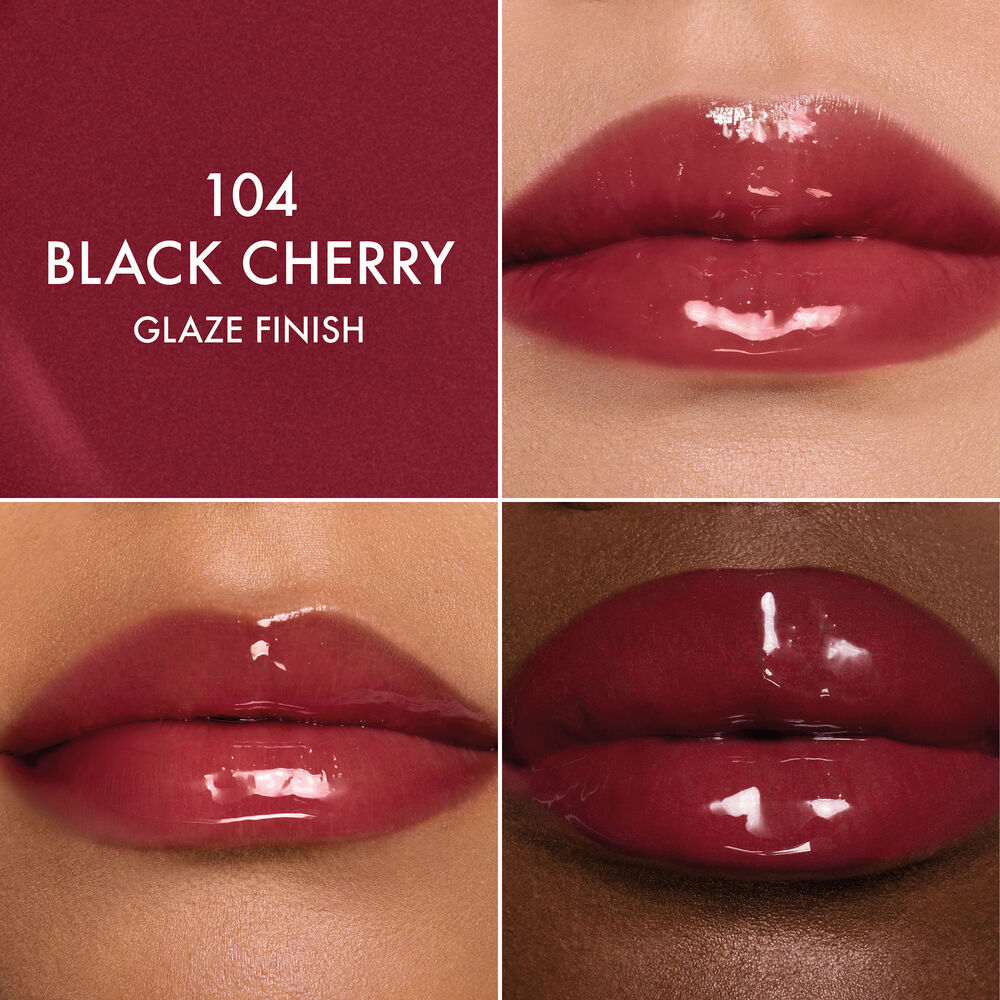 Dior Addict Lip Glow Oil Aceite para labios hidratante 24 horas - 3 acabados ultrabrillantes - 104 Black Cherry 104 Black Cherry-4