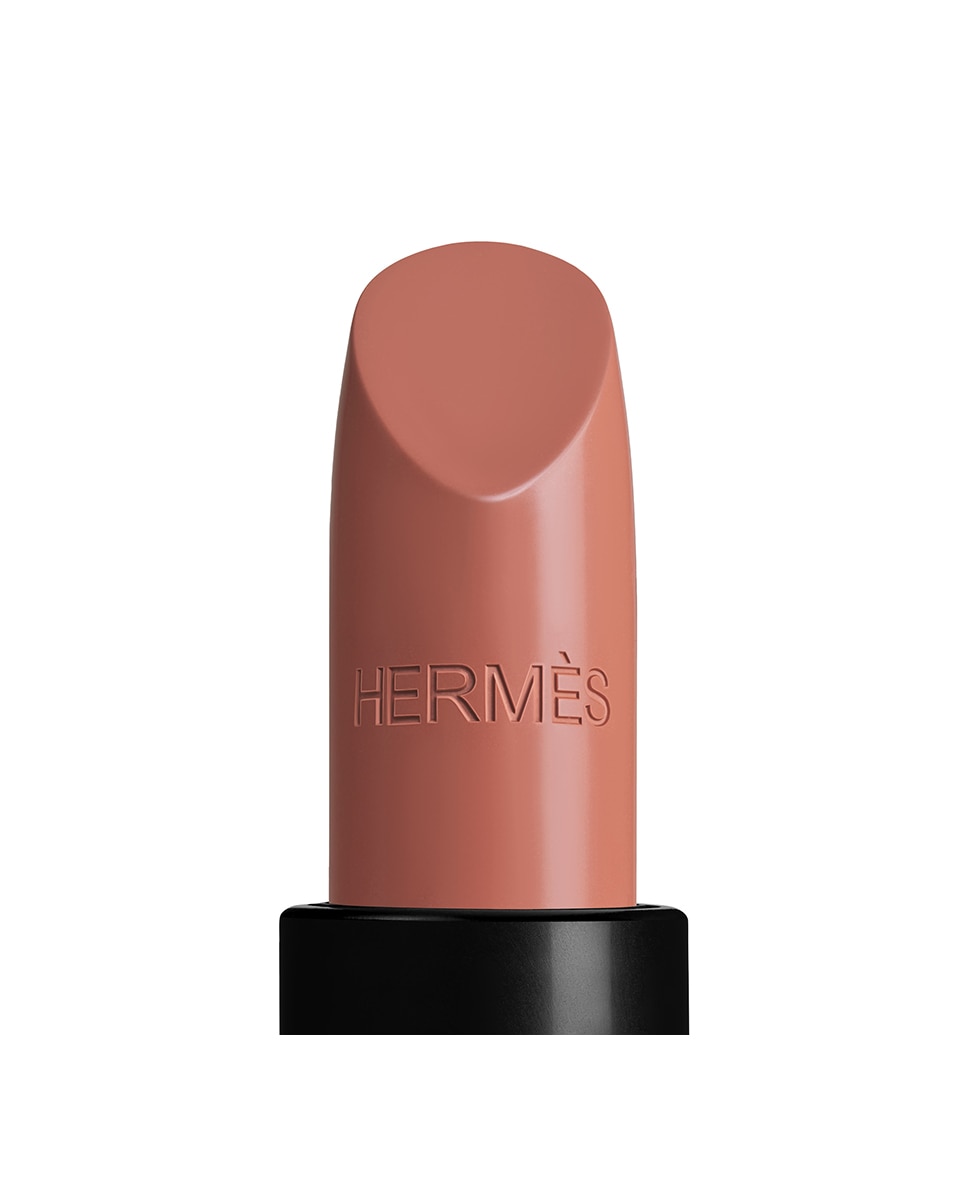 Imagen 4 de Barra de labios Rouge satinada edición limitada Hermès - 14 Beige Cocktail 14 Beige Cocktail