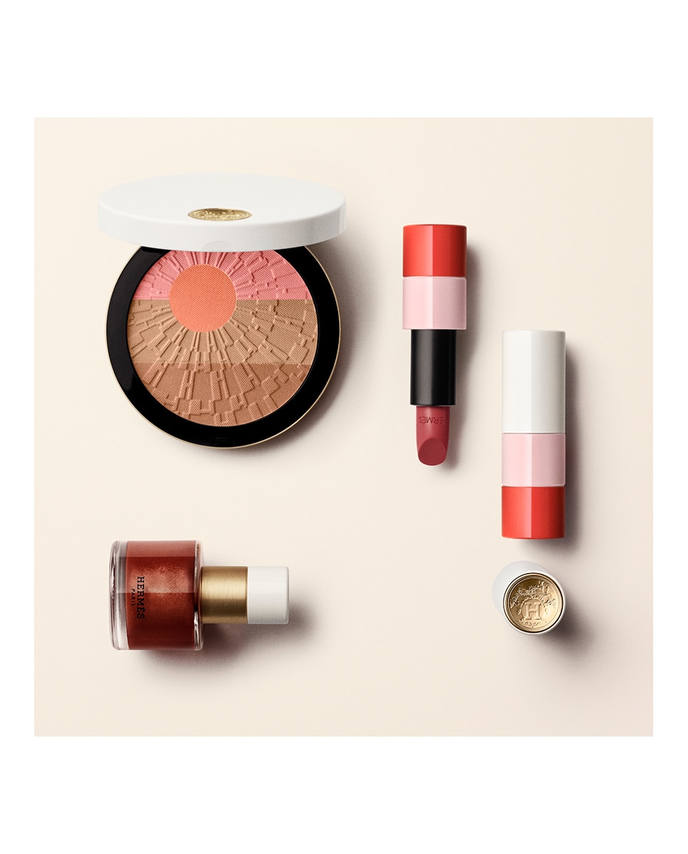 Imagen 8 de Barra de labios Rouge satinada edición limitada Hermès - 14 Beige Cocktail 14 Beige Cocktail