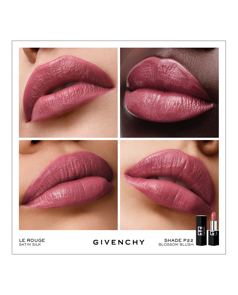 Imagen 2 de Barra de Labios Satinado de Alta Definición Le Rouge Satin Silk Givenchy - P22 P22