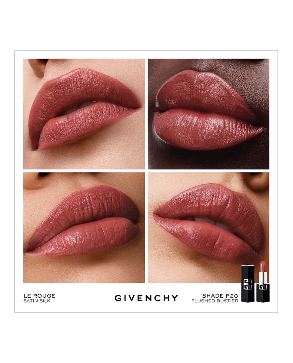 Imagen 2 de Barra de Labios Satinado de Alta Definición Le Rouge Satin Silk Givenchy - P20 P20