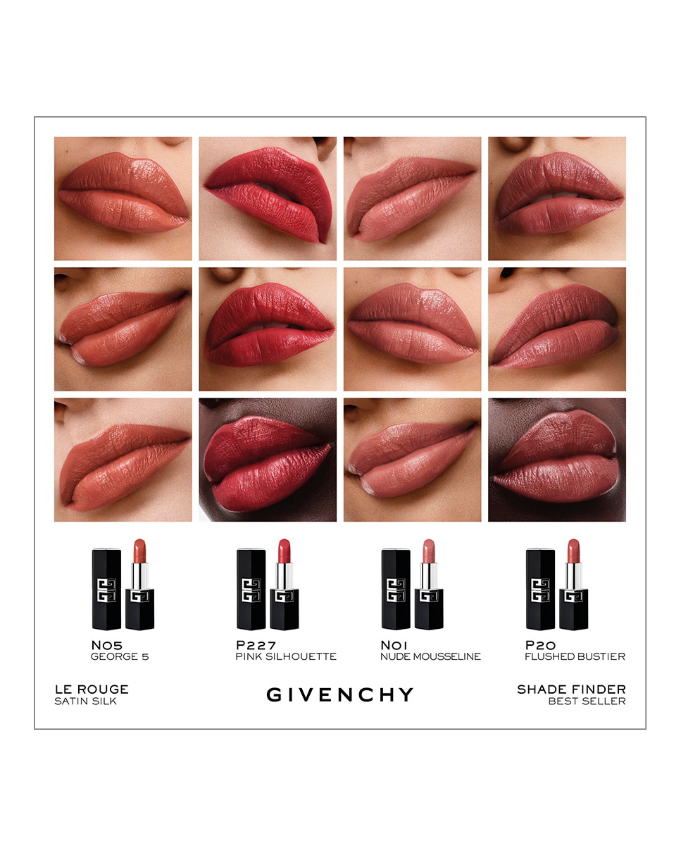 Imagen 3 de Barra de Labios Satinado de Alta Definición Le Rouge Satin Silk Givenchy - P20 P20