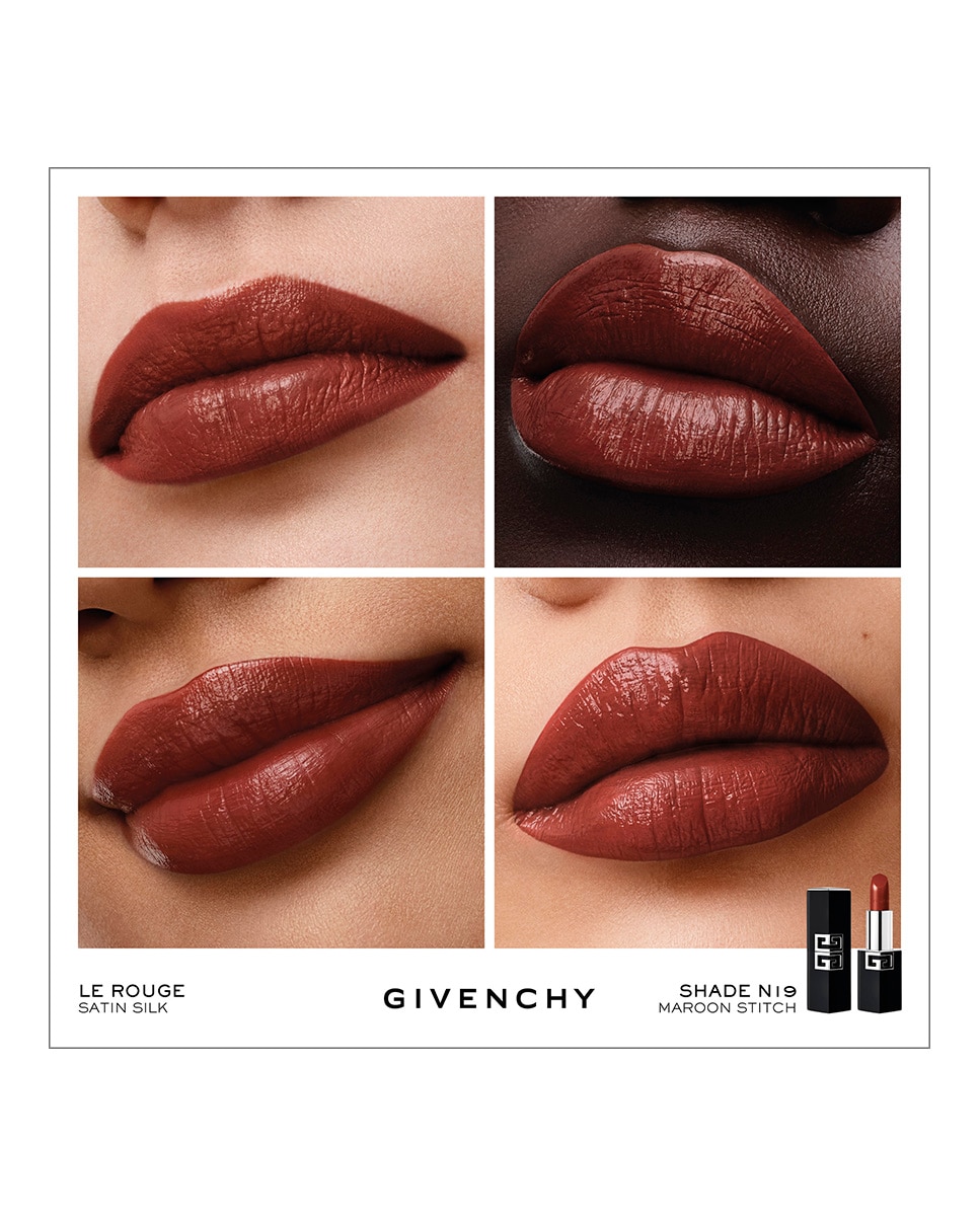 Imagen 2 de Barra de Labios Satinado de Alta Definición Le Rouge Satin Silk Givenchy - N19 N19