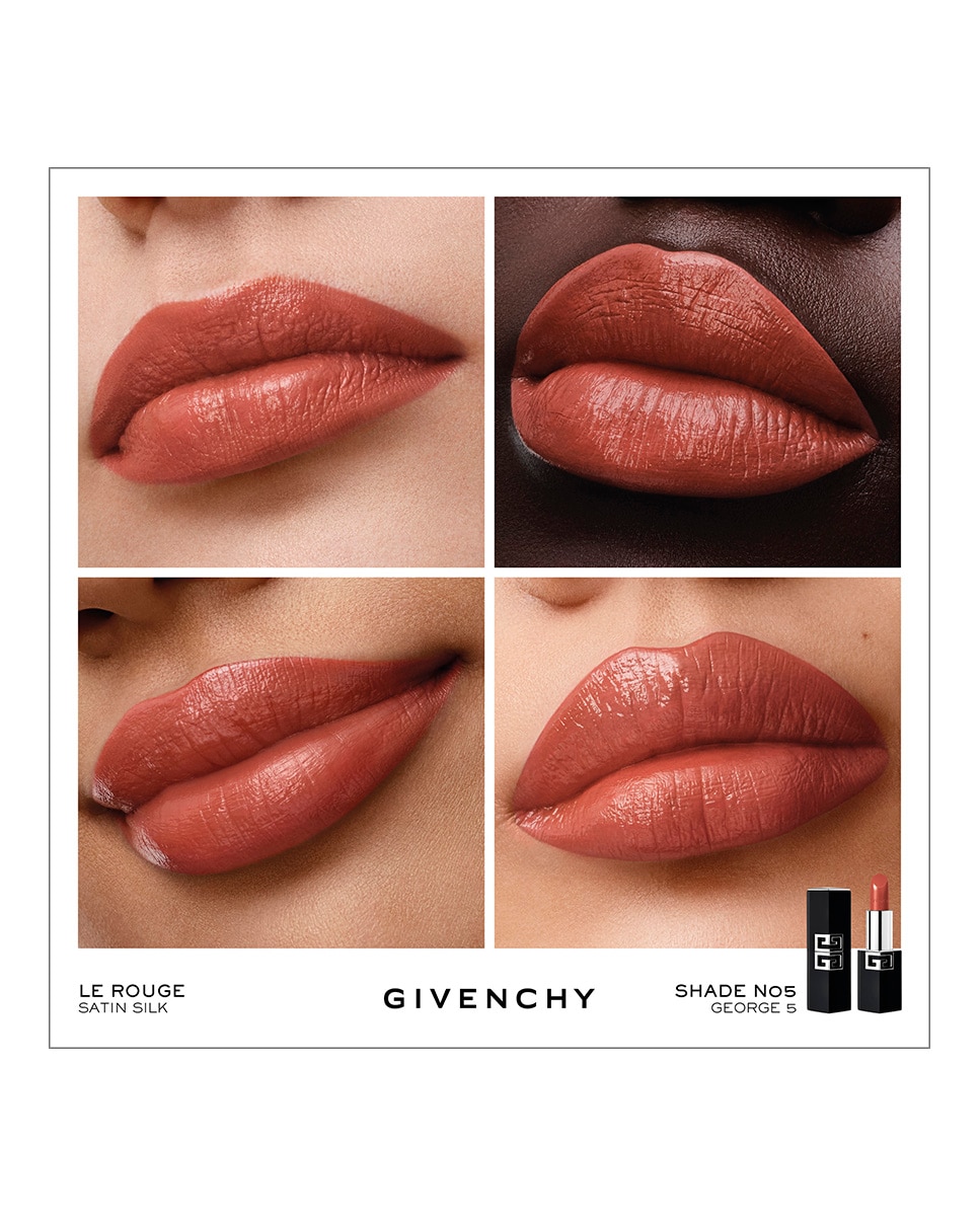 Imagen 2 de Barra de Labios Satinado de Alta Definición Le Rouge Satin Silk Givenchy - N05 N05