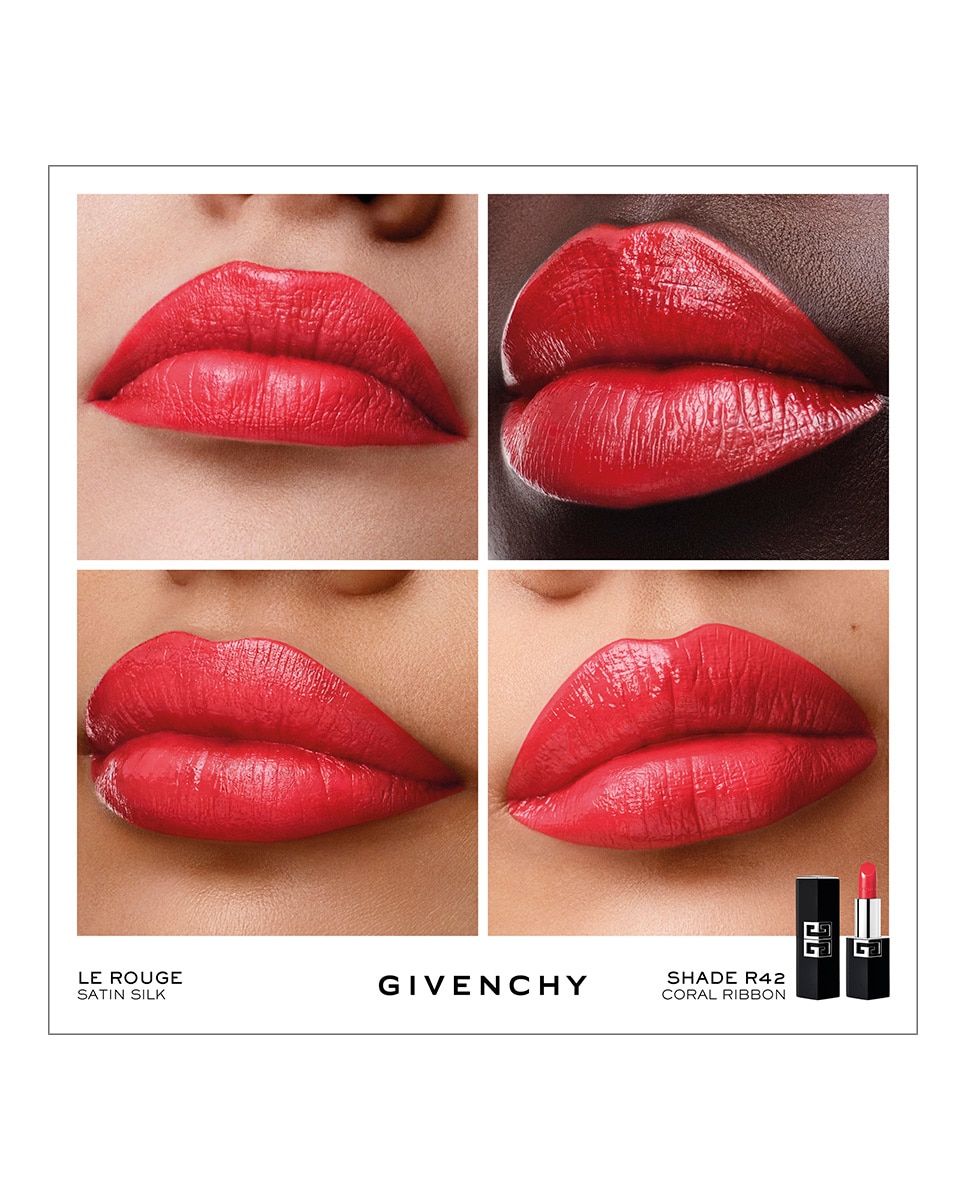 Imagen 2 de Barra de Labios Satinado de Alta Definición Le Rouge Satin Silk Givenchy - R42 R42