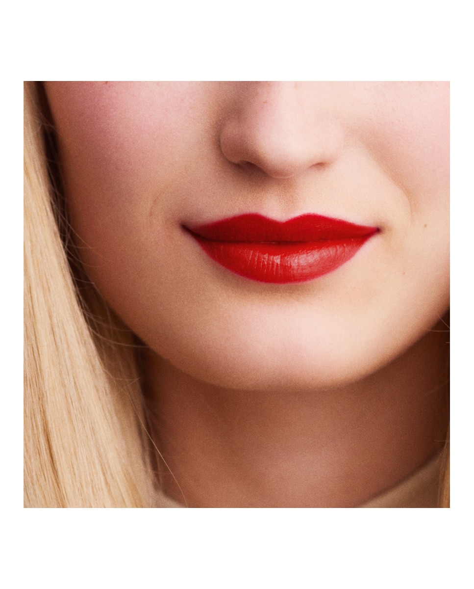 Barra de Labios Satinado Rouge Hermès - 75 Rouge Amazone 3,5 g 75 Rouge Amazone-5