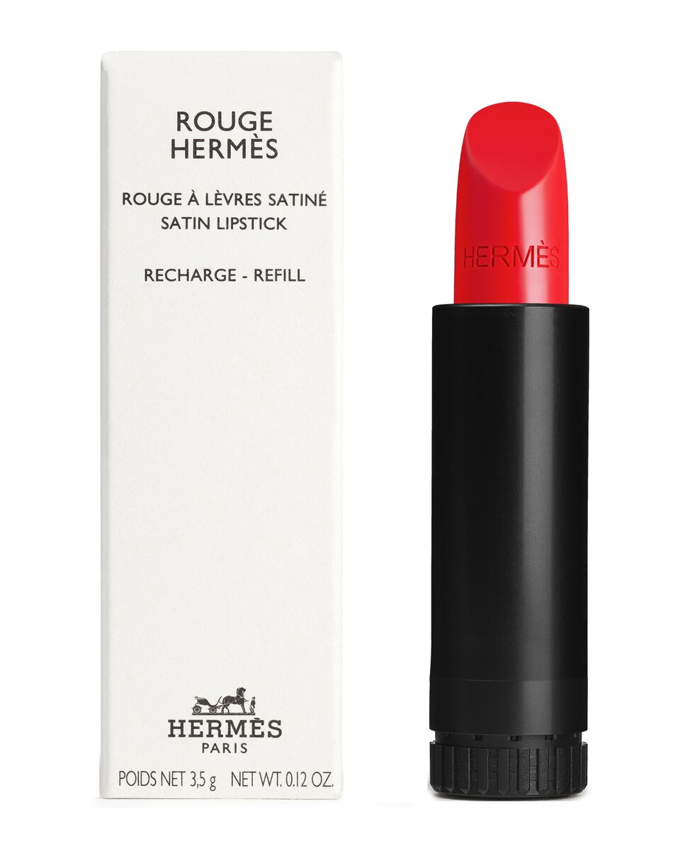 Recambio Barra de Labios satinado Rouge Hermès - 64 Rouge Casaque 3,5 g 64 Rouge Casaque-2