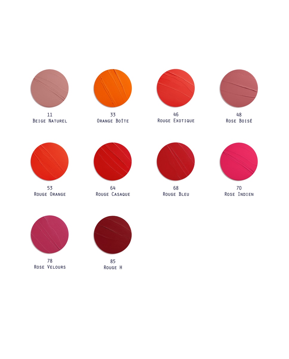 Barra de Labios Mate Rouge Hermès - 68 Rouge Bleu 3,5 g 68 Rouge Bleu-5
