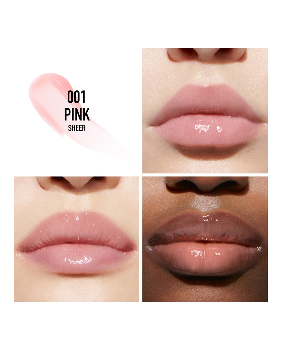 Dior Addict Lip Maximizer Brillo de labios repulpante - hidratación y efecto volumen - inmediato y de larga duración - 001 Pink 001 Pink-3