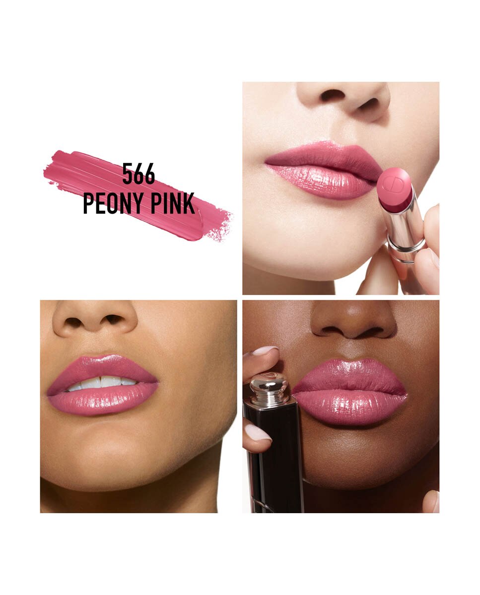 Dior Addict - barra de labios brillante - 90 % de ingredientes de origen natural - recargable - 566 Peony Pink 566 Peony Pink-2