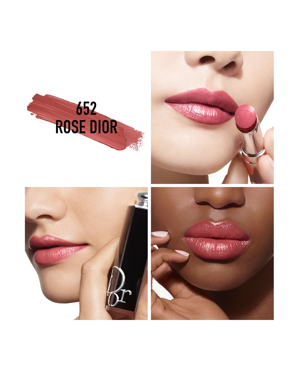 Dior Addict - barra de labios brillante - 90 % de ingredientes de origen natural - recargable - 652 Rose Dior 652 Rose Dior-2