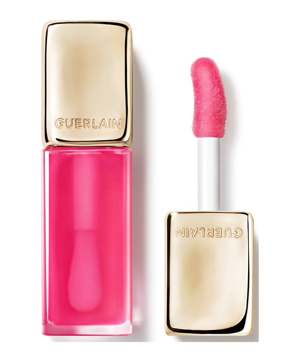 KissKiss Bee Glow Oil Aceite para labios con color enriquecido con miel 92 % de origen natural Guerlain - Pop Rose 458 Pop Rose 458-2