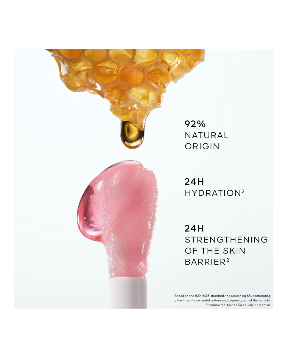 KissKiss Bee Glow Oil Aceite para labios con color enriquecido con miel 92 % de origen natural Guerlain - Peach 319 Peach 319-8