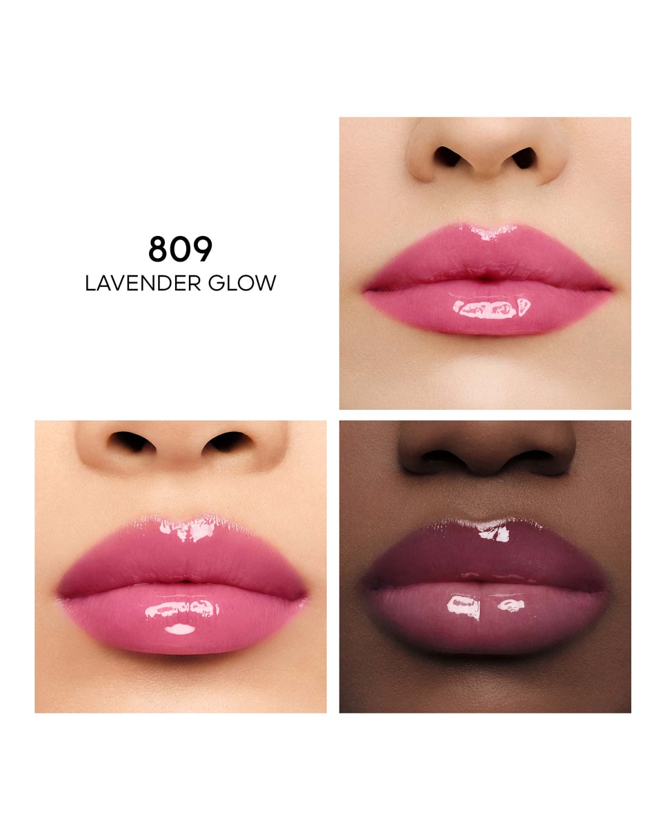 KissKiss Bee Glow Oil Aceite para labios con color enriquecido con miel 92 % de origen natural Guerlain - Lavanda 809 Lavanda 809-4
