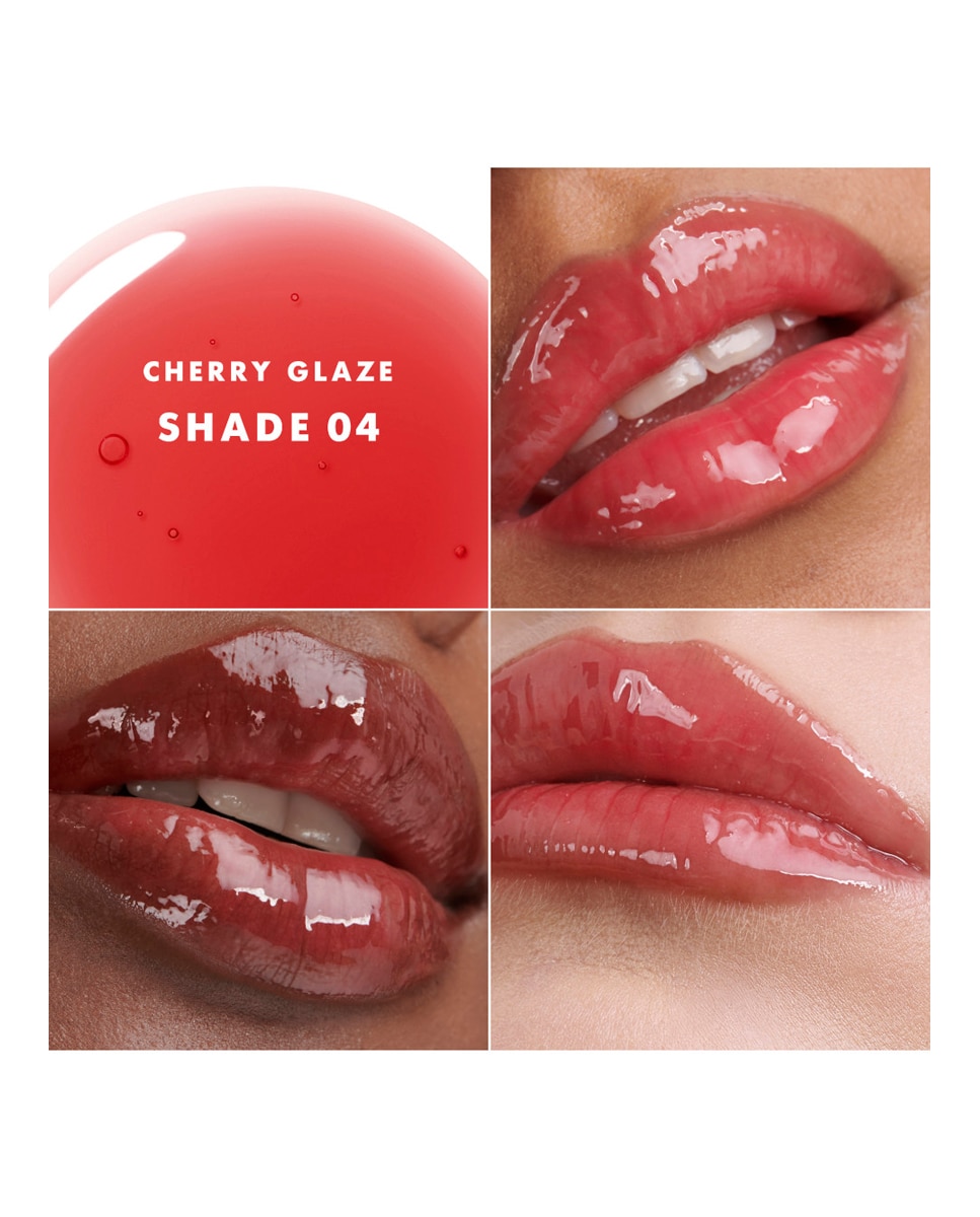 Gloss Prisma Glass en Aceite Hidratante con Brillo Efecto Espejo Giorgio Armani - 04 Pop Red 04 Pop Red-5