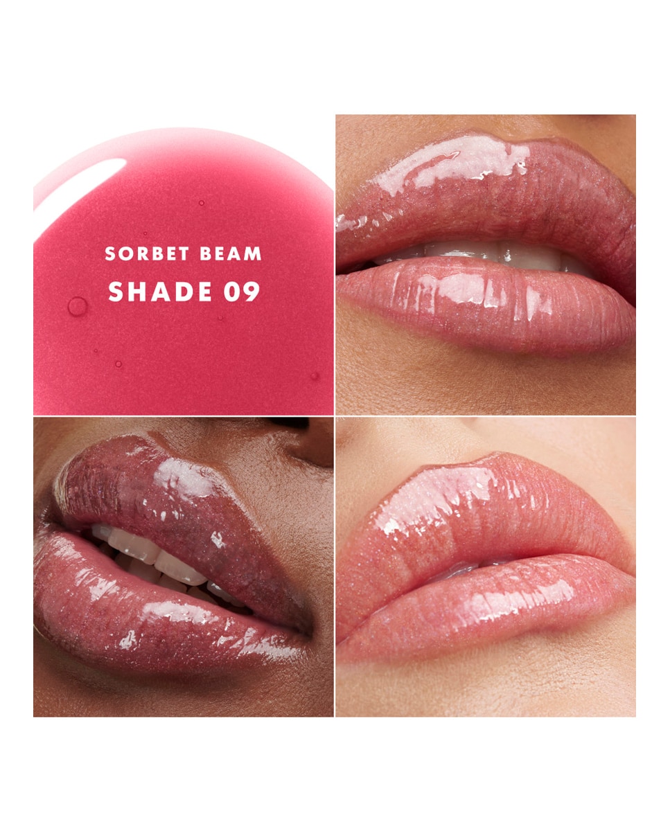 Gloss Prisma Glass en Aceite Hidratante con Brillo Efecto Espejo Giorgio Armani - 09 Sorbet Beam 09 Sorbet Beam-5