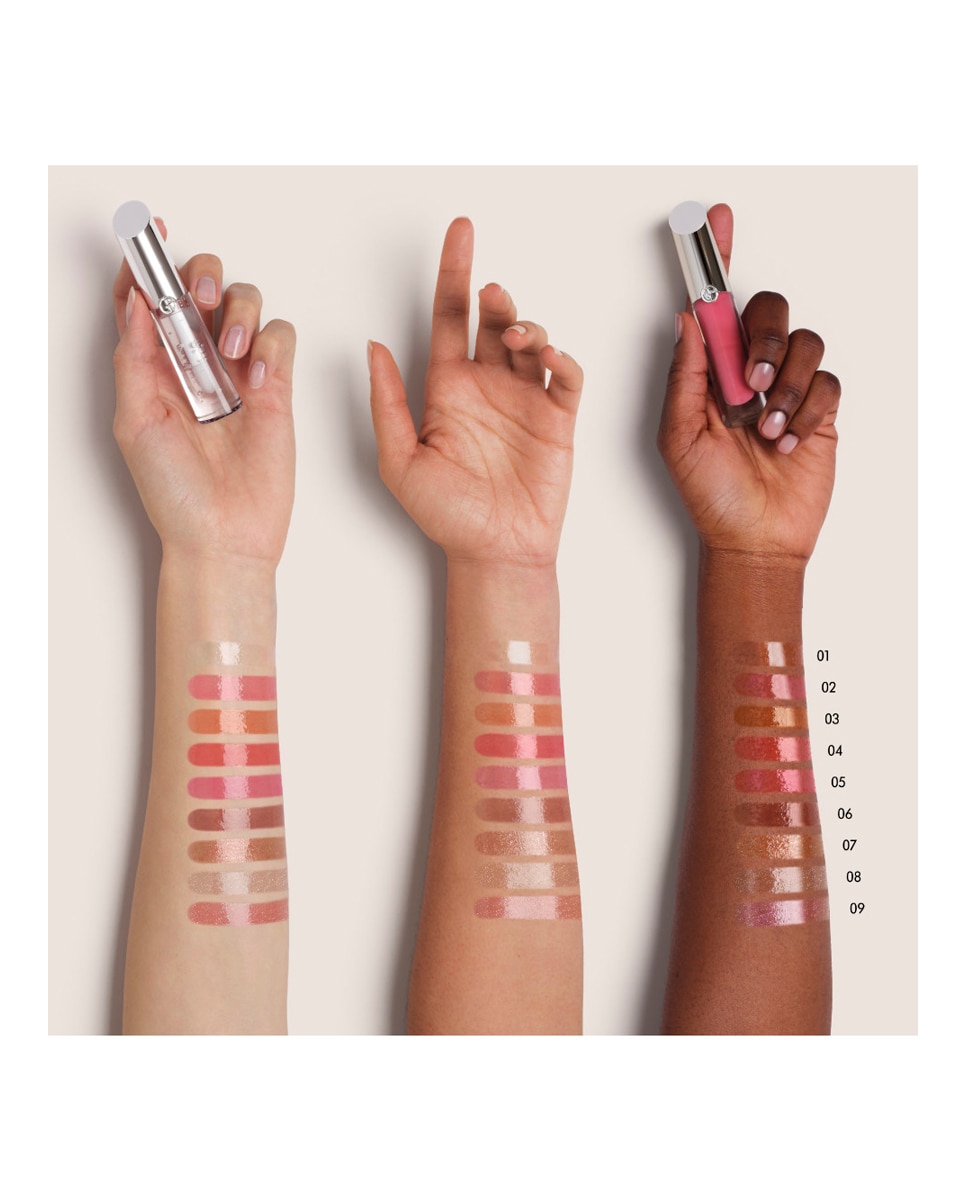 Gloss Prisma Glass en Aceite Hidratante con Brillo Efecto Espejo Giorgio Armani - 09 Sorbet Beam 09 Sorbet Beam-7