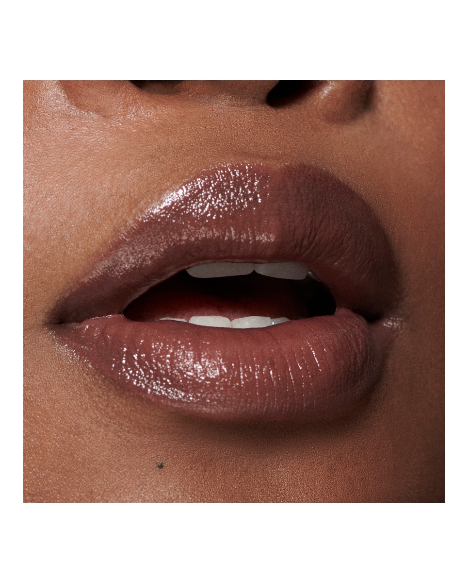 Barra de labios Lustreglass Lipstick M.A.C - Lustering 3 g Nude Uncensored-6