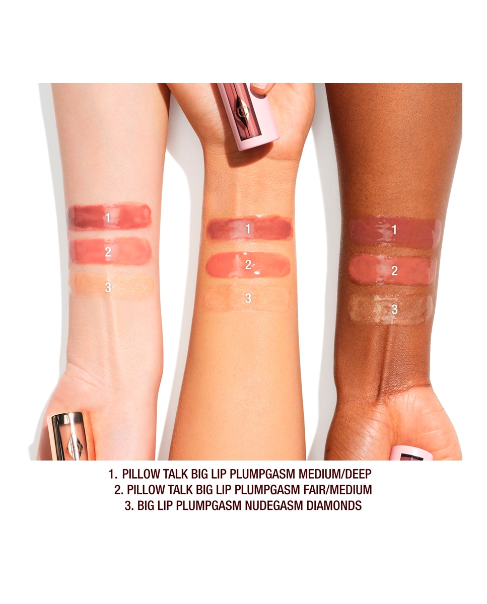 Brillo de Labios Voluminizador Big Lip Plumpgasm Nudegasm Diamonds 5,5 ml Charlotte Tilbury - Nudegasm Diamonds 5,5 ml Nudegasm Diamonds-7