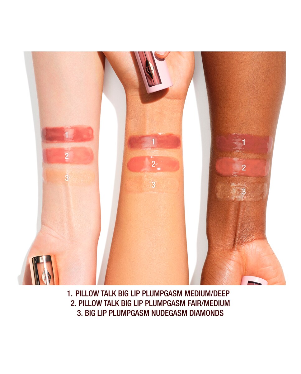 Brillo de Labios Voluminizador Big Lip Plumpgasm Nudegasm Diamonds 5,5 ml Charlotte Tilbury Nudegasm Diamonds-7