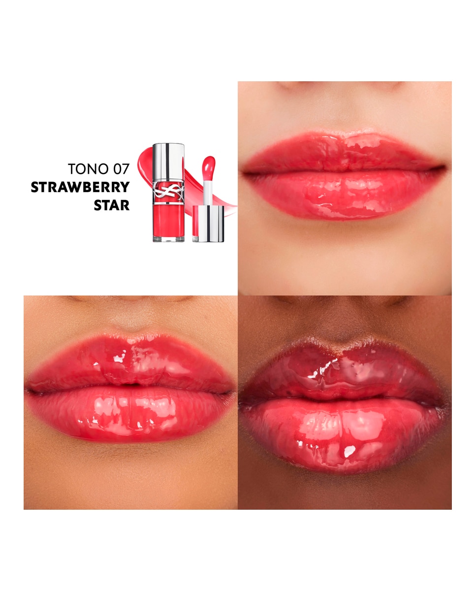 Brillo de Labios Loveshine Plumping Lip Oil Gloss Yves Saint Laurent - Strawberry Star Strawberry Star-5