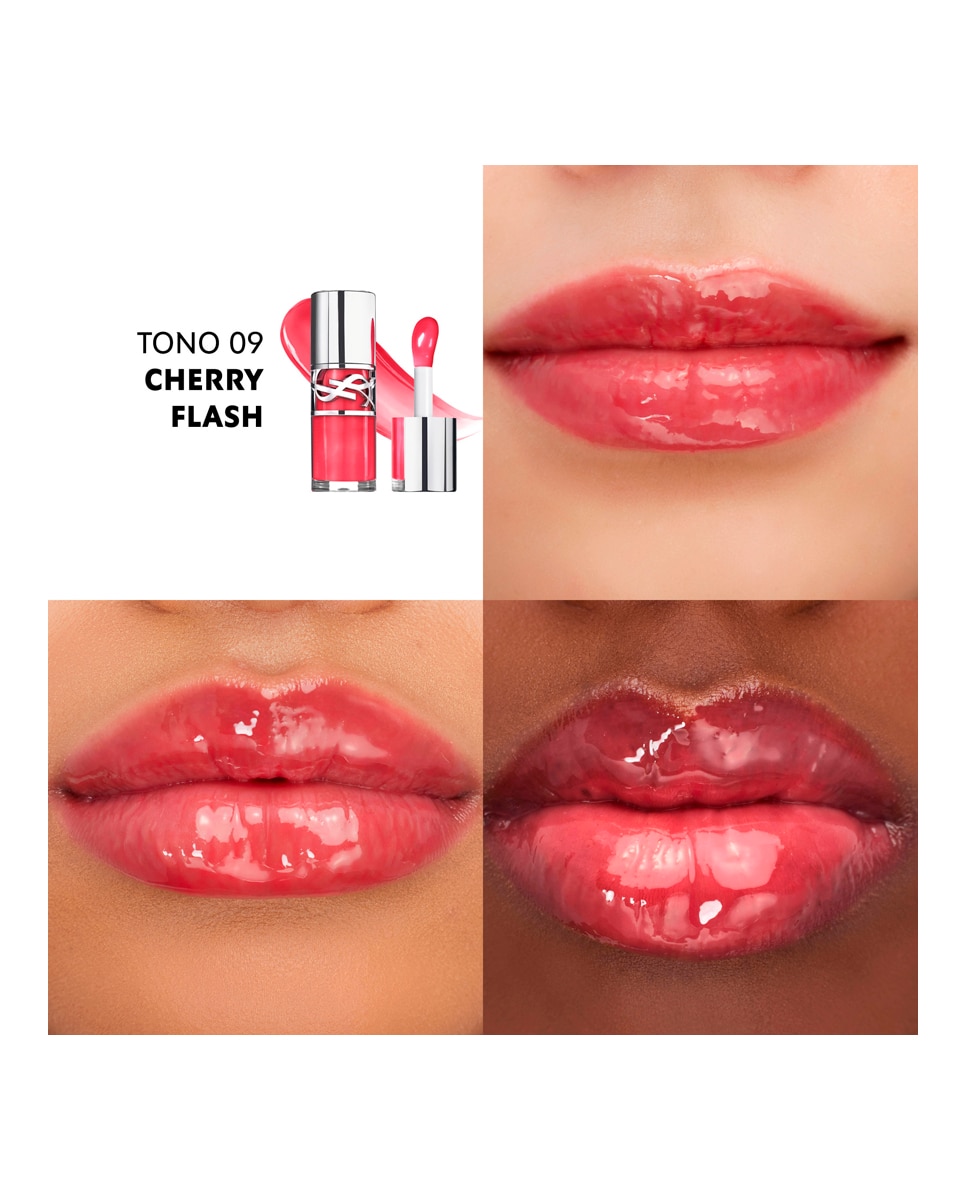 Brillo de Labios Loveshine Plumping Lip Oil Gloss Yves Saint Laurent - Cherry Flash Cherry Flash-5