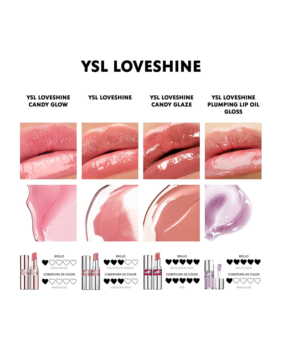 Imagen 8 de Brillo de Labios Loveshine Plumping Lip Oil Gloss 6 ml Yves Saint Laurent - 12 Honey Moon 12 Honey Moon
